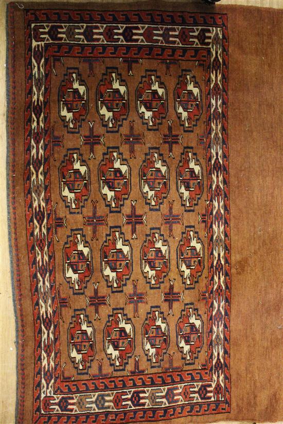 Tekke Turkman saddle bag rug